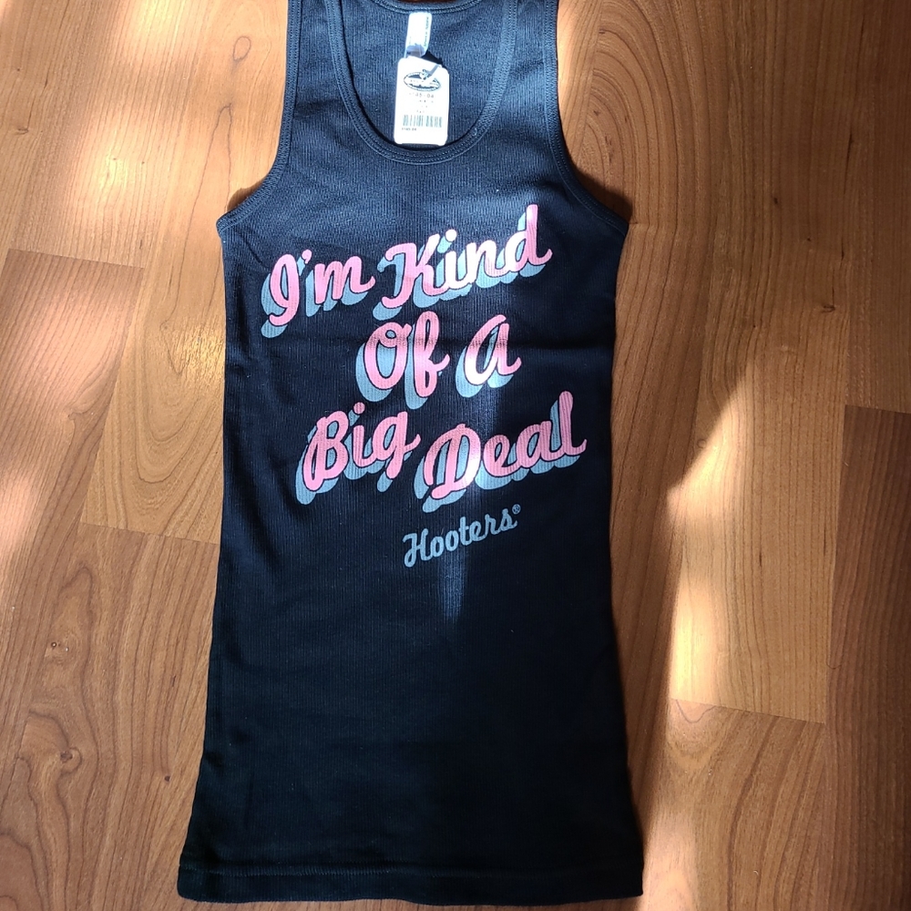 NWT Hooters black ribbed tank top - Picture 12 of 15